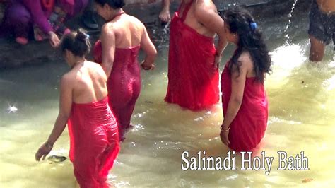 aunties nude|Desi Indian Holy open bath ganga snan